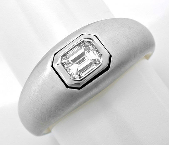 Foto 2 - Emerald Cut Diamant-Ring, Tw Plus Lupenrein, S8869