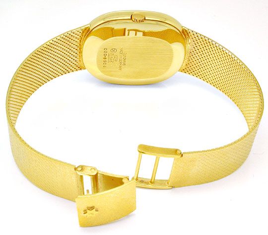 Foto 4 - Junghans Herren-Armbanduhr Gold-Armband Gelbgold Topuhr, U1078